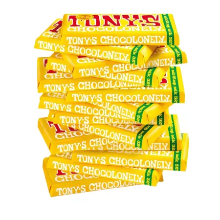 Tony’s Chocolonely Reep Melkchocolade Noga (15x 180gr) – Image 2