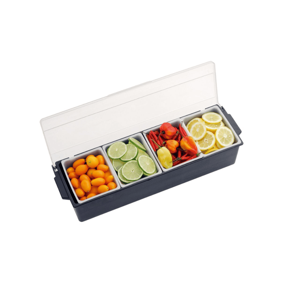 Boîte à condiments 4 compartiments Louis Tellier