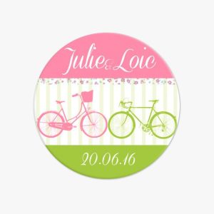 Badge Mariage Vélos