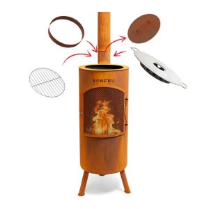 Pack cheminée de jardin BonTino BonFeu
