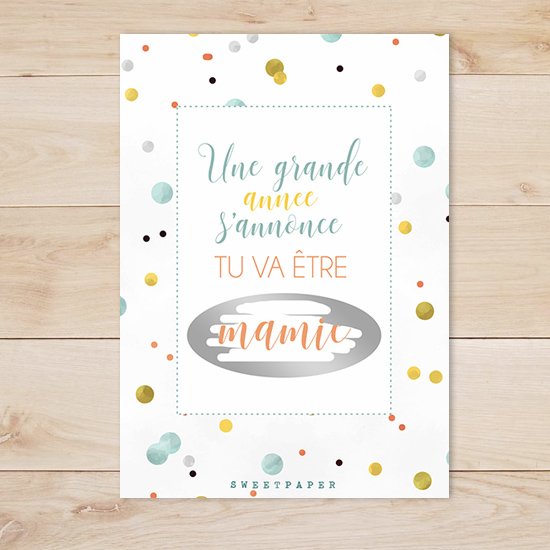Carte à gratter Annonce Grossesse personnalisable – A partir de 7€ – Image 2