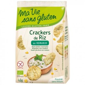 Ma Vie Sans Gluten Crackers de Riz au Romarin 40G