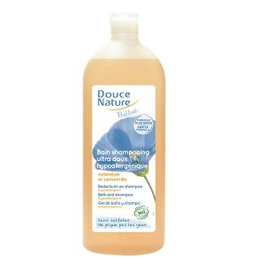 Douce Nature Bain Shampoing Hypoallergénique Bébé 1L