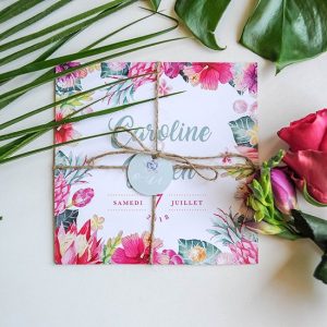 Faire-part Colorful Tropical – à partir de 1.85€