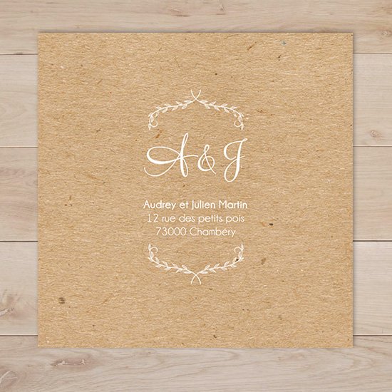 Faire-part Ciselé Napperon WPL0067 – Image 5