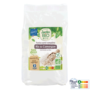 Jardin Bio Farine de Riz Semi Complet 400G
