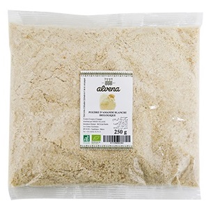 Alvena Poudre d’Amande Blanche 250G