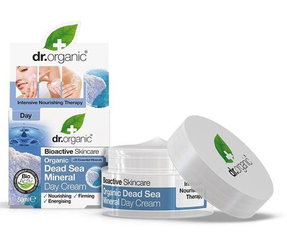 Dr Organic Crème de Jour aux Minéraux de la Mer Morte 50Ml