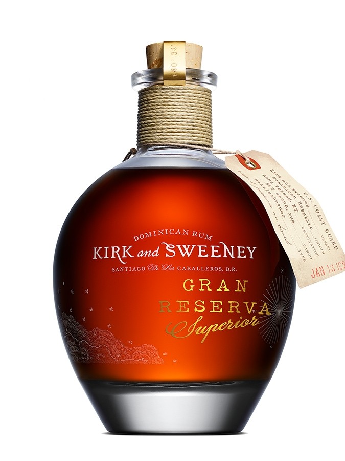 KIRK and SWEENEY, Gran Reserva Superior, rhum 40%