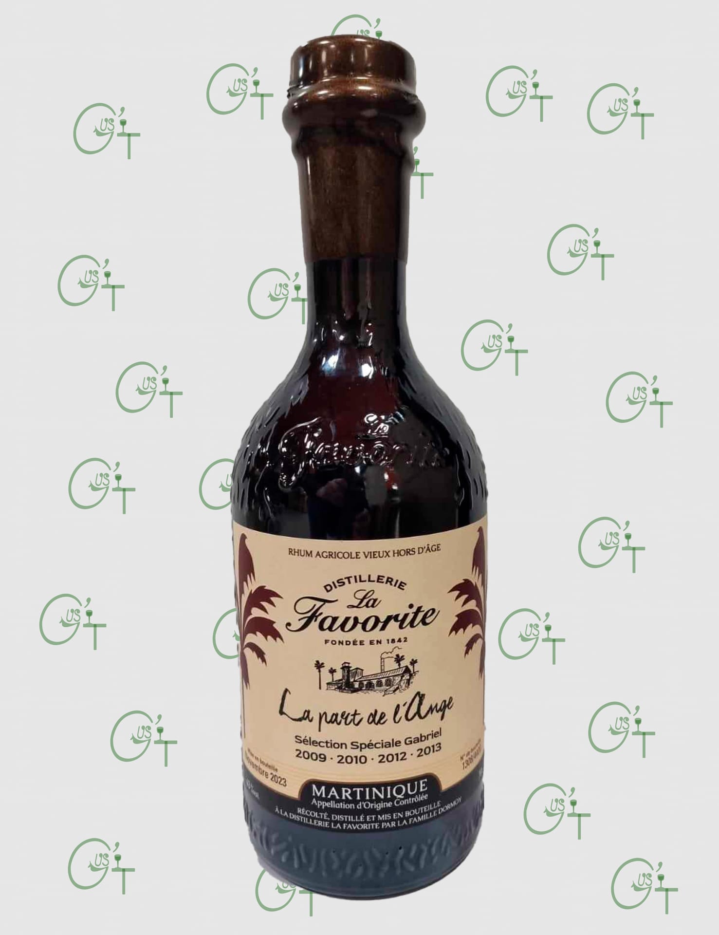 Rhum agricole La Favorite – La Part de l’Ange – 43%