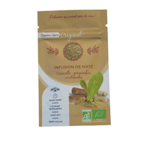 Maté Bio, Cannelle-Gingembre Cardamome (10g)