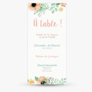 Menu Couronne Fleurie – à partir de 0.95€ l’unité