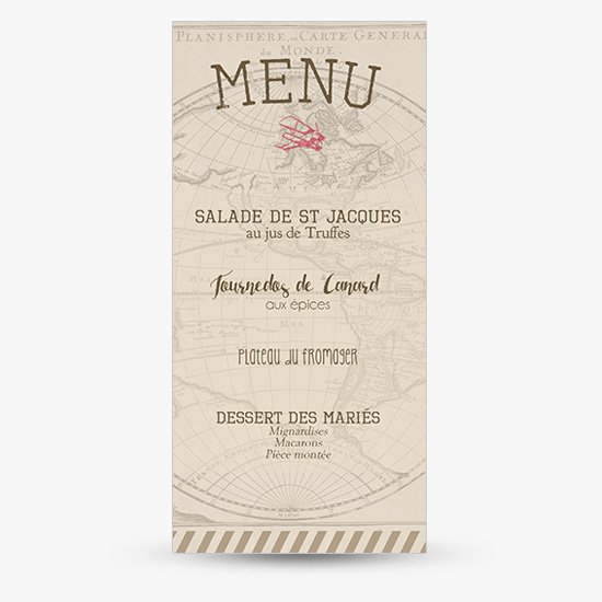 Menu Vintge Travel – à partir de 0.95€ l’unité