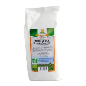 Moulin des Moines Farine de Blé Complète T150 1Kg