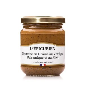 Moutarde en Grains au Vinaigre Balsamique et au Miel