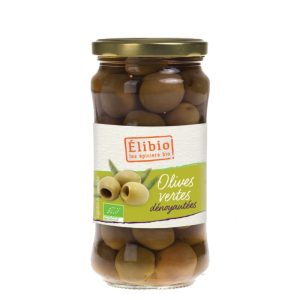 Elibio Olives Vertes Dénoyautées 350G