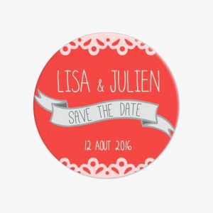 Badge Mariage Save the Date