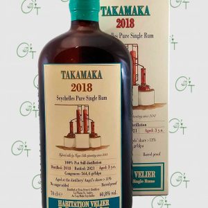 Takamaka 3 ans – Habitation Velier 2018 – 60.8%