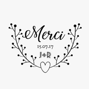 Tampon Mariage Coeur