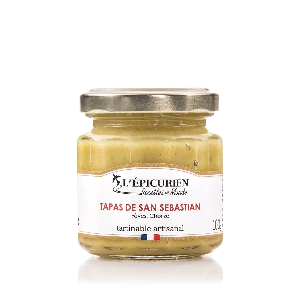 Tapas de San Sebastian, Fèves, Chorizo, tartinable