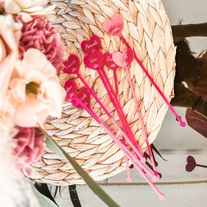 Touilleur marque verre prénom personnalisés