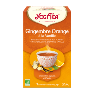 Yogi Tea Gingembre Orange à la Vanille 17X1.8G