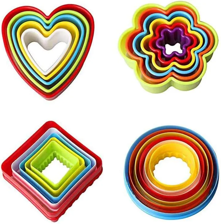 Ensemble 22PCS d’Emporte-Pièces en Plastique pour Pâtisserie – Image 2