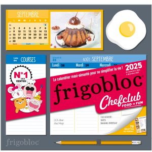 Frigobloc Hebdomadaire 2025 Chefclub (de sept. 2024 à déc. 2025)