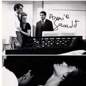 Dédicace – Autographe – Rare grande carte cinéma signée au feutre par Annie Girardot – Format 13x20cm 