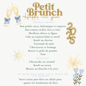 Apéro dînatoire & Dessert 31 Décembre