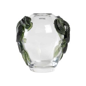 Lalique France : Vase DRAGON