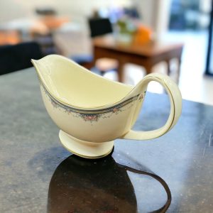 Joli saucier de la Royal Doulton Gravy Boat et Underplate – Modèle Alabany – Angleterre