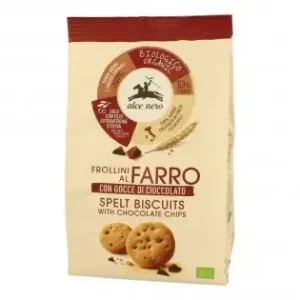 Alce Nero, Frollino Farro con Gocce di Cioccolato Bio, 250g