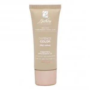 BioNike Defence Color Mat Velvet Fondotinta Opacizzante con SPF15 N. 406, 30ml – Pelle Mista e Grassa, Effetto Mat, Protezione SPF