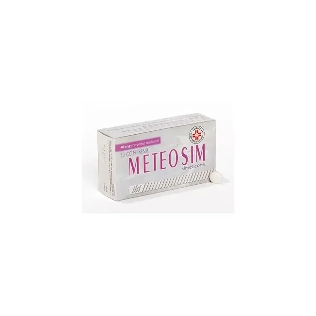 Ibi farmaceutici Meteosim 50 Compresse Masticabili 40mg