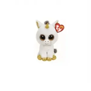 Pupazzo Beanie Boos Pegasus, Unicorno con Ali, Peluche 15 cm, Regalo per Bambini