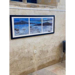 « Triptyque baie de St Cast grande marée basse »