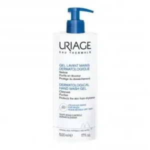 Uriage Gel Detergente Mani Dermatologico 500ml – Detergente Delicato per Mani, Freschezza e Idratazione